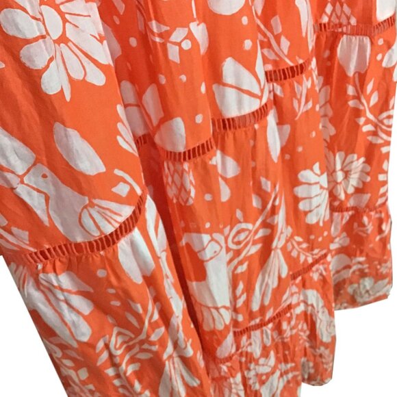 Farm Rio Orange Neon Jungle Maxi - Picture 7 of 13
